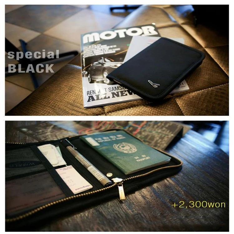 Travel Passport Wallet Holder Cover