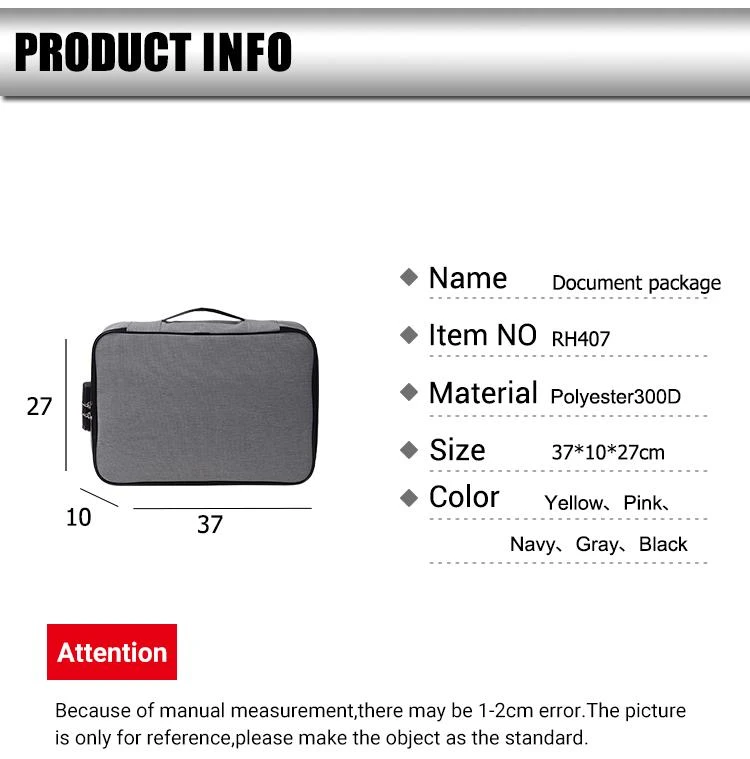 Multifunctional Document Bag With Lock Multifunctional Document Bag With Lock