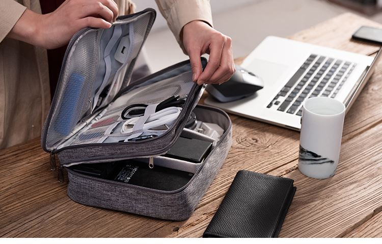 Double Layer Zipper Digital Bag Double Layer Zipper Digital Bag