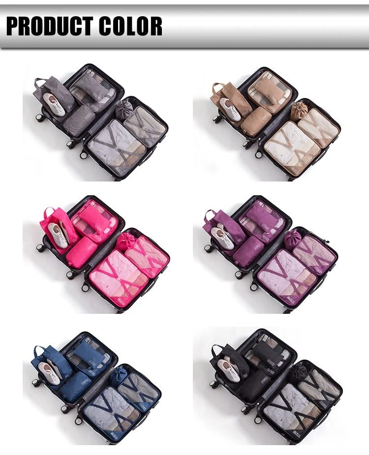 7 Pcs Travel Luggage Packing Organizers