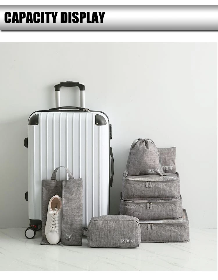 7 Pcs Travel Luggage Packing Organizers 7 Pcs Travel Luggage Packing Organizers