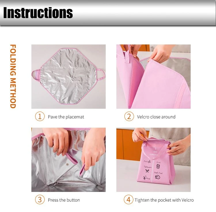 Foldable Lunch Bag for Daily Use and Travel