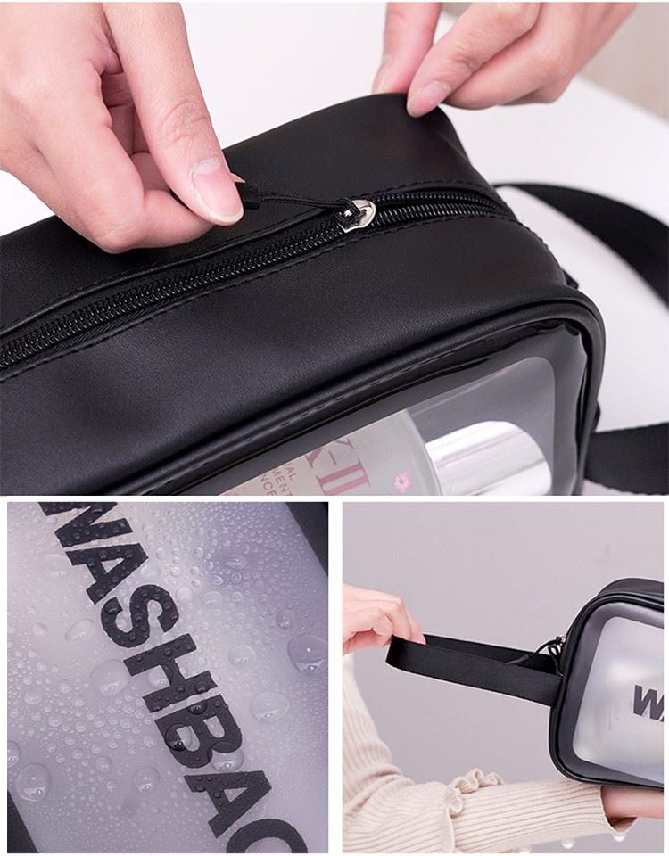 PVC Cosmetic Bag Three Piece Set PVC Cosmetic Bag Three Piece Set