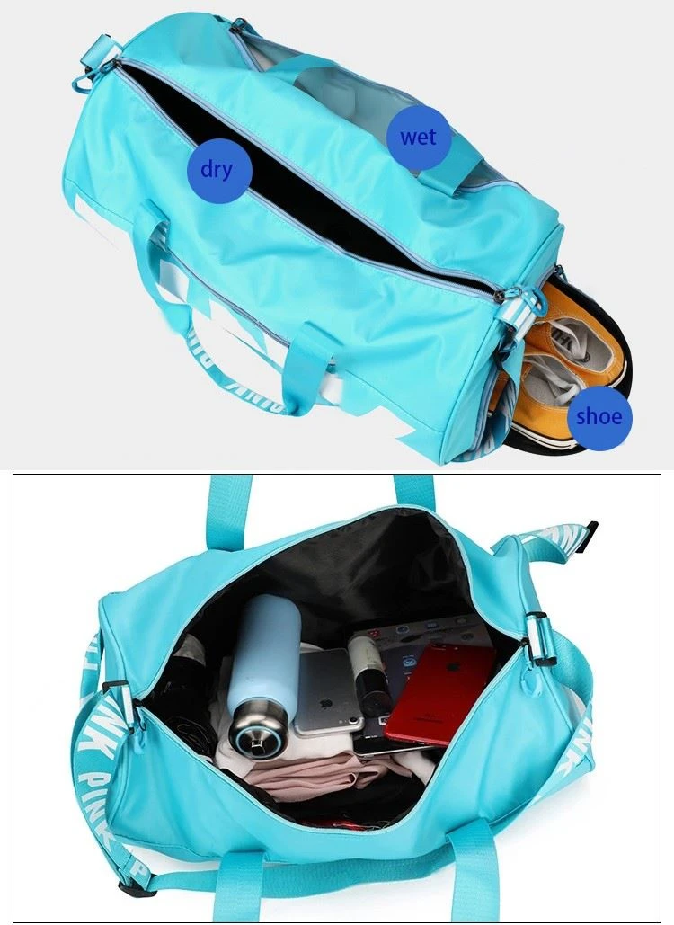 Dry Wet Separation Gym Duffle Bag
