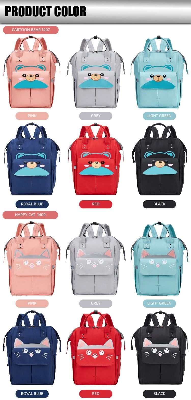 waterproof baby diaper bag product-1-1