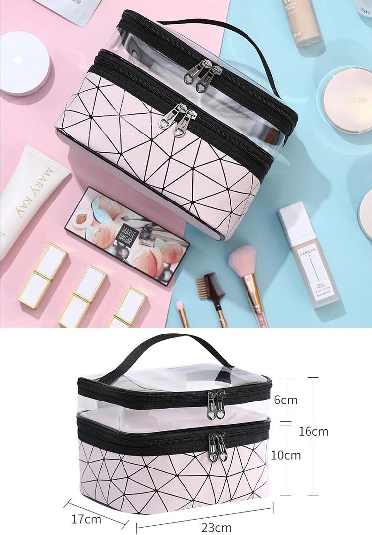 Double Storage Waterproof Cosmetic Bag Double Storage Waterproof Cosmetic Bag