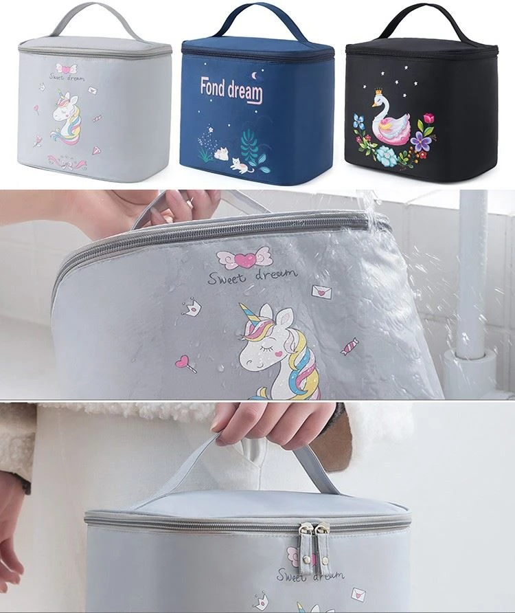 Large Capacity Square Makeup Bag