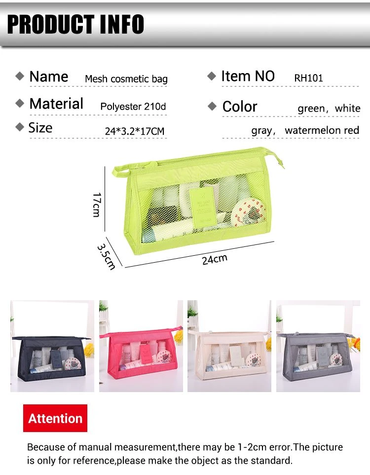 Lightweight Mesh Cosmetic Bag Lightweight Mesh Cosmetic Bag