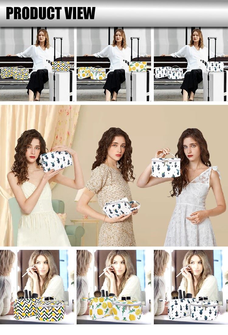 3 Pack Cosmetic Bag Set product-1-1