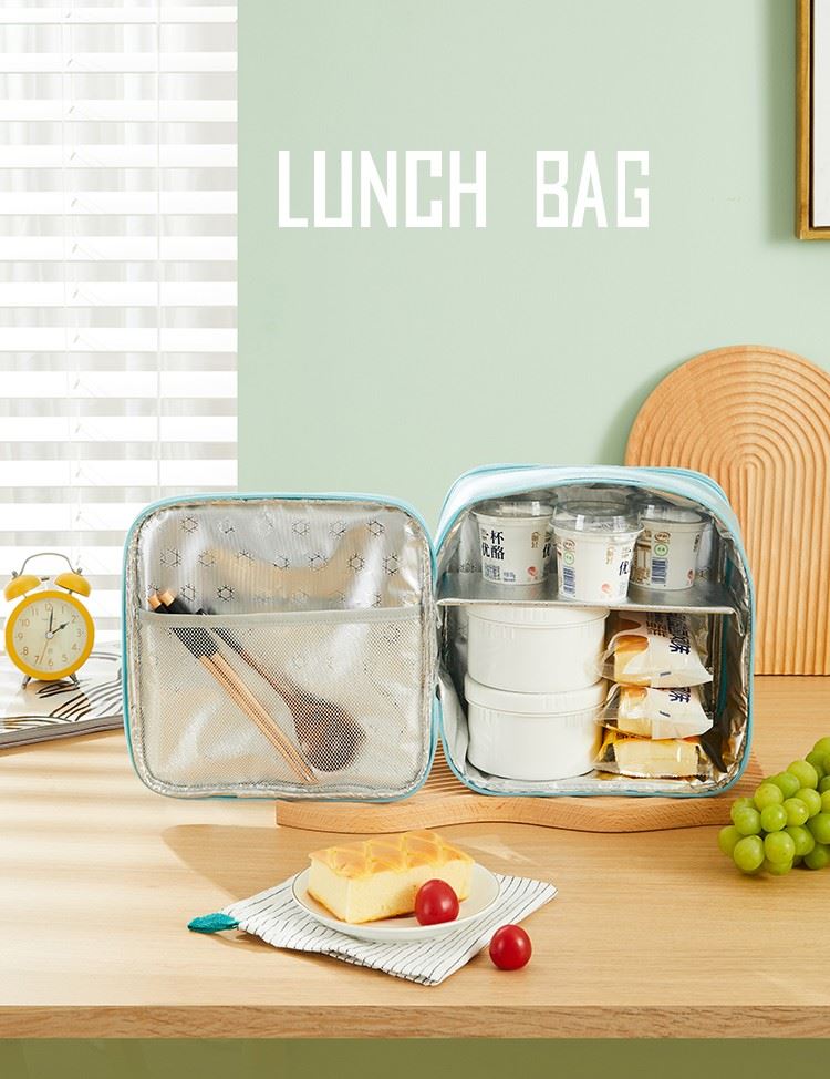 Divided Insulated Lunch Bag