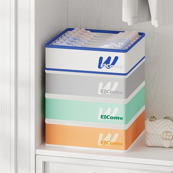 6/7/8/24 Grids Wardrobe Clothes Storage Underwear Storage Box