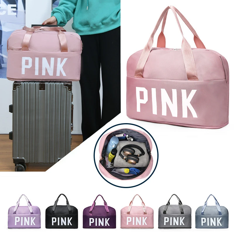 Expanded Women Travel Sports Gym Bag