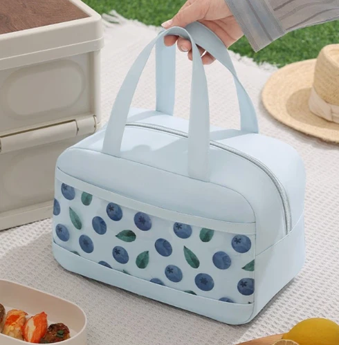 Fruit Pattern Womens Insulated Lunch Bag
