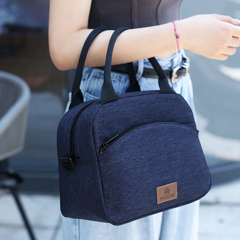 Large Opening Cooler Bag Portable Lunch Box Bag