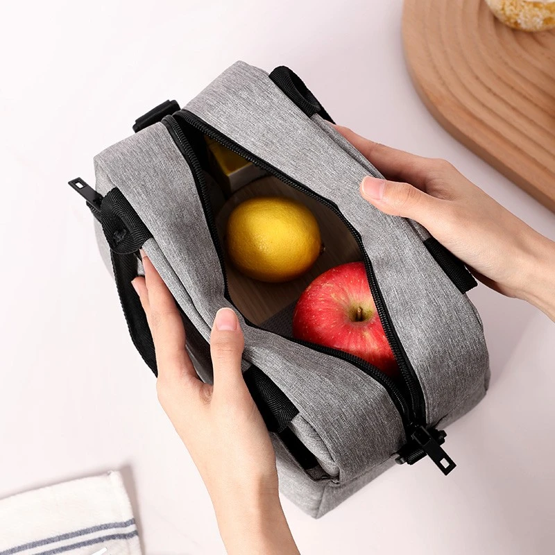 Large Opening Cooler Bag Portable Lunch Box Bag