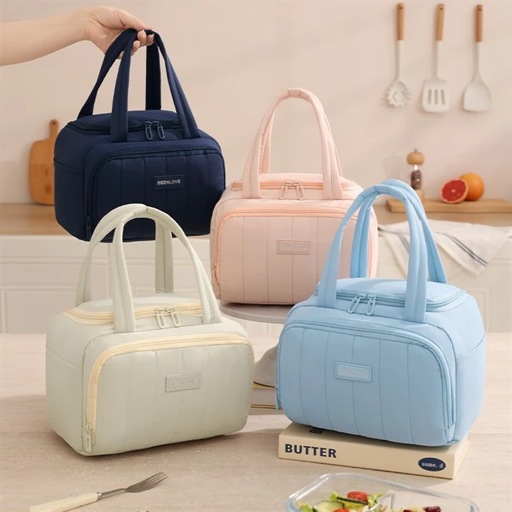 Multi-pocket Waterproof Square Lunch Bag