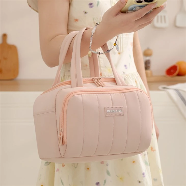 Multi-pocket Waterproof Square Lunch Bag