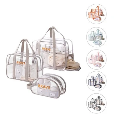 Crystal Series Transparent Waterproof Toiletry Bag