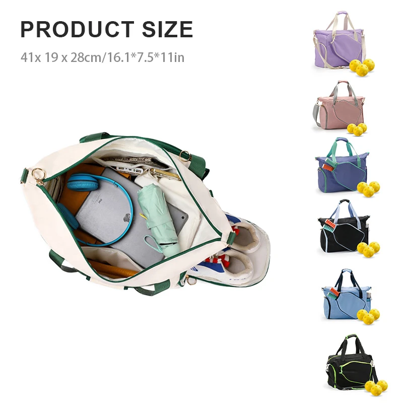Pickleball Duffle Bag With Shoe Compartment