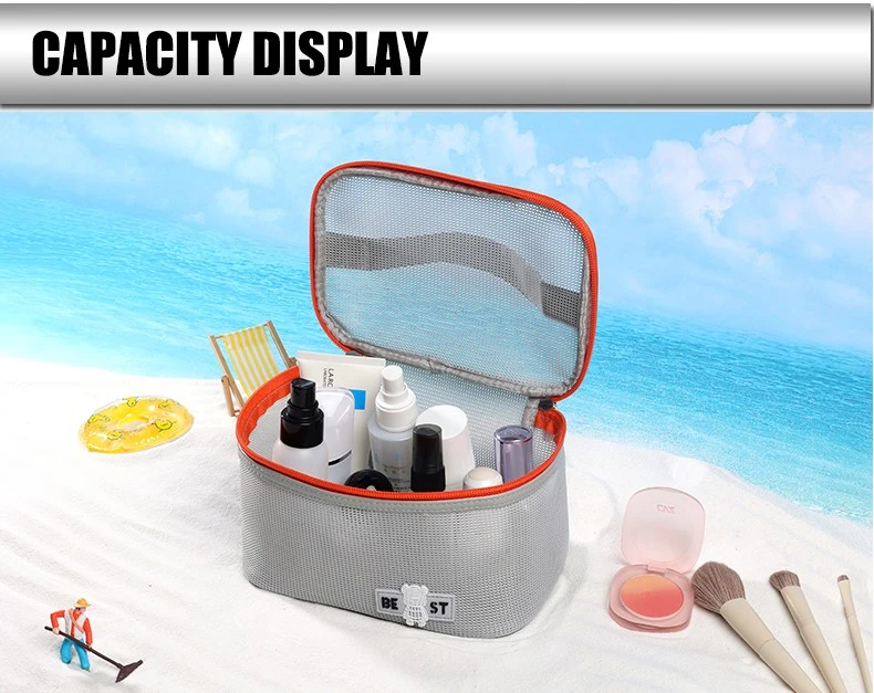 Mesh Organizer Bag Large Capacity Mesh Makeup Bag Mesh Organizer Bag Large Capacity Mesh Makeup Bag