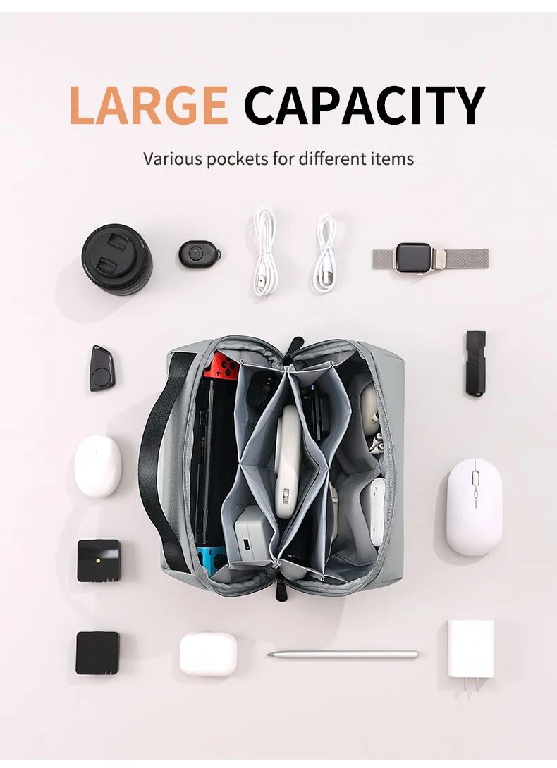 Electronics Cord Organizer Travel Digital Cable