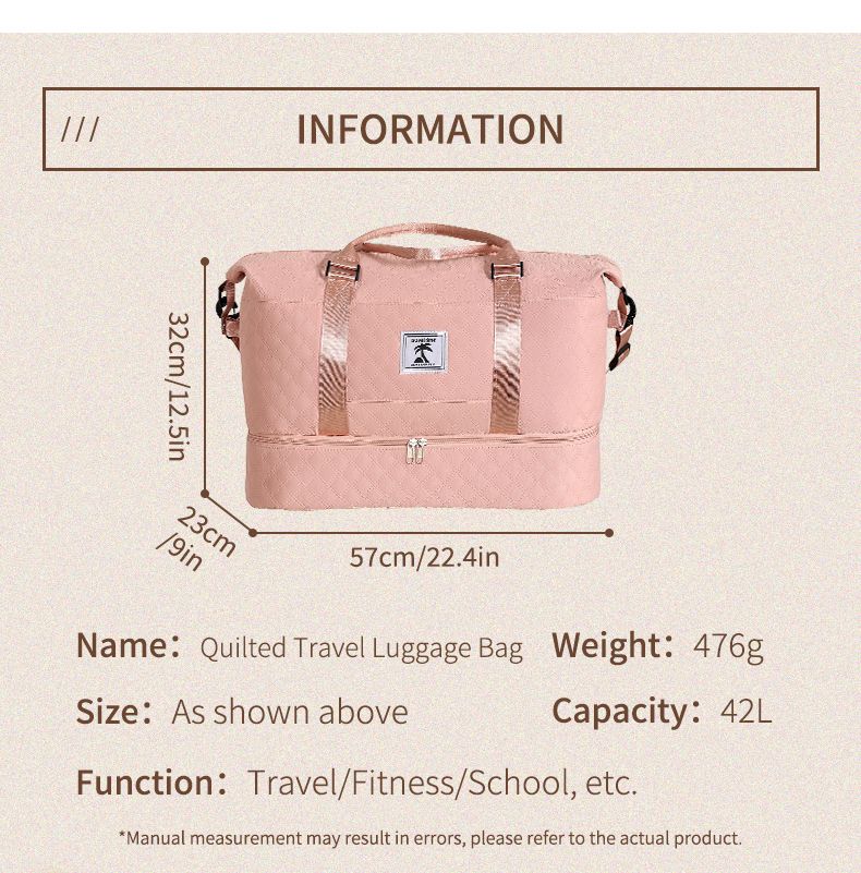 Duffle Bag Overnight Bag Weekender