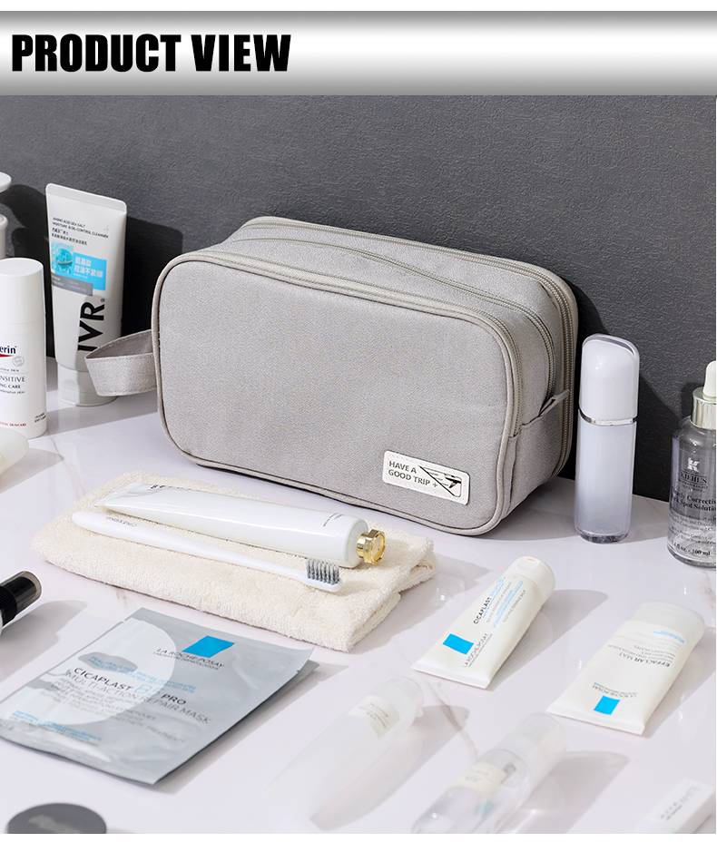 Multi-layer Bathroom Bag Portable Dopp Kit