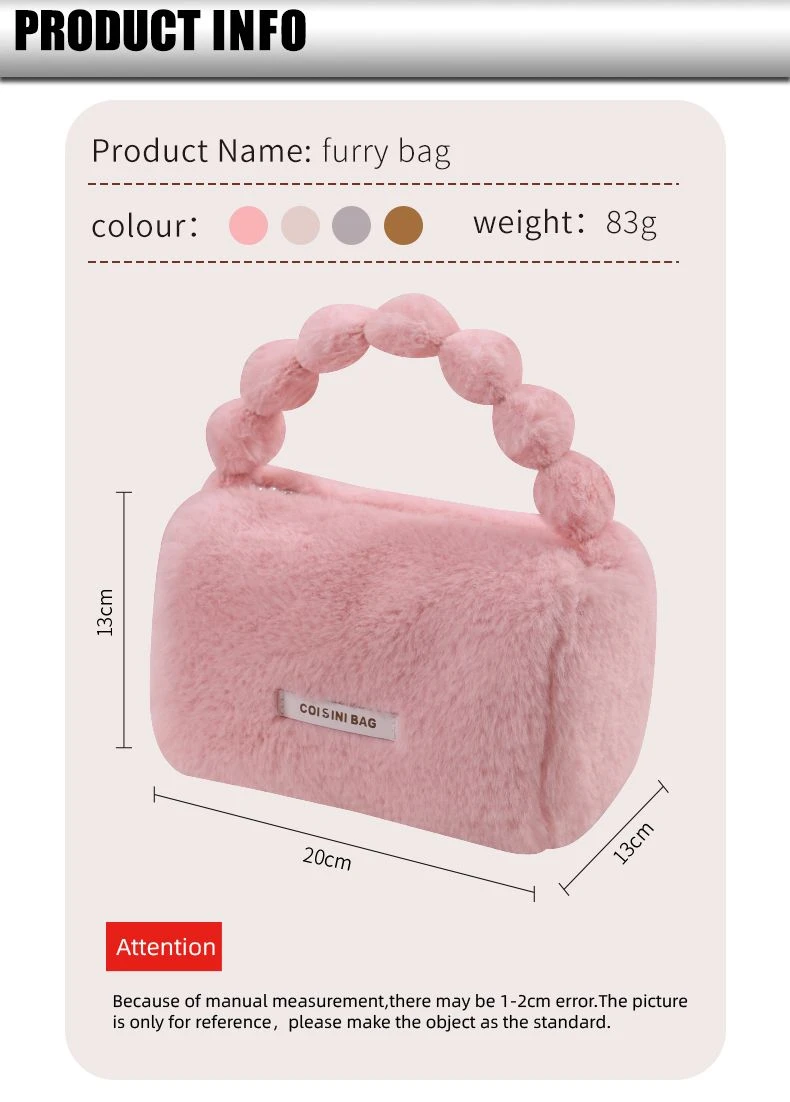 Furry Lovely Hand Bag Cosmetic1 Furry Lovely Hand Bag Cosmetic1