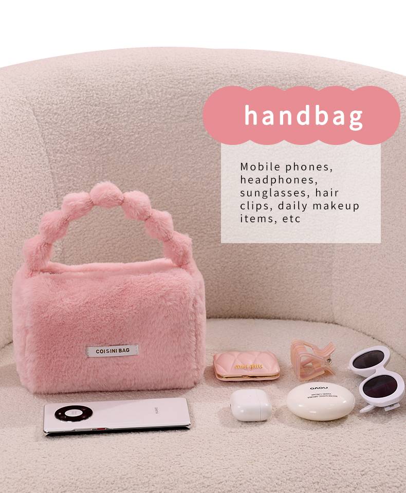 Furry Lovely Hand Bag Cosmetic6 Furry Lovely Hand Bag Cosmetic6