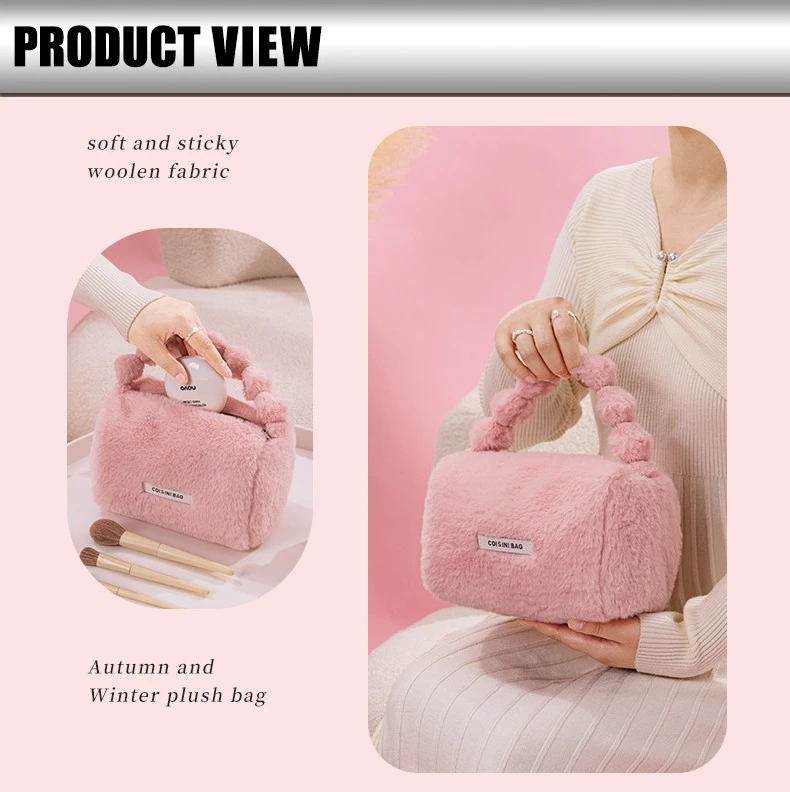 Furry Lovely Hand Bag Cosmetic8 Furry Lovely Hand Bag Cosmetic8
