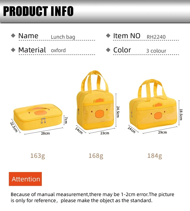Cute Student Lunch Bag for Kid1 Cute Student Lunch Bag for Kid1