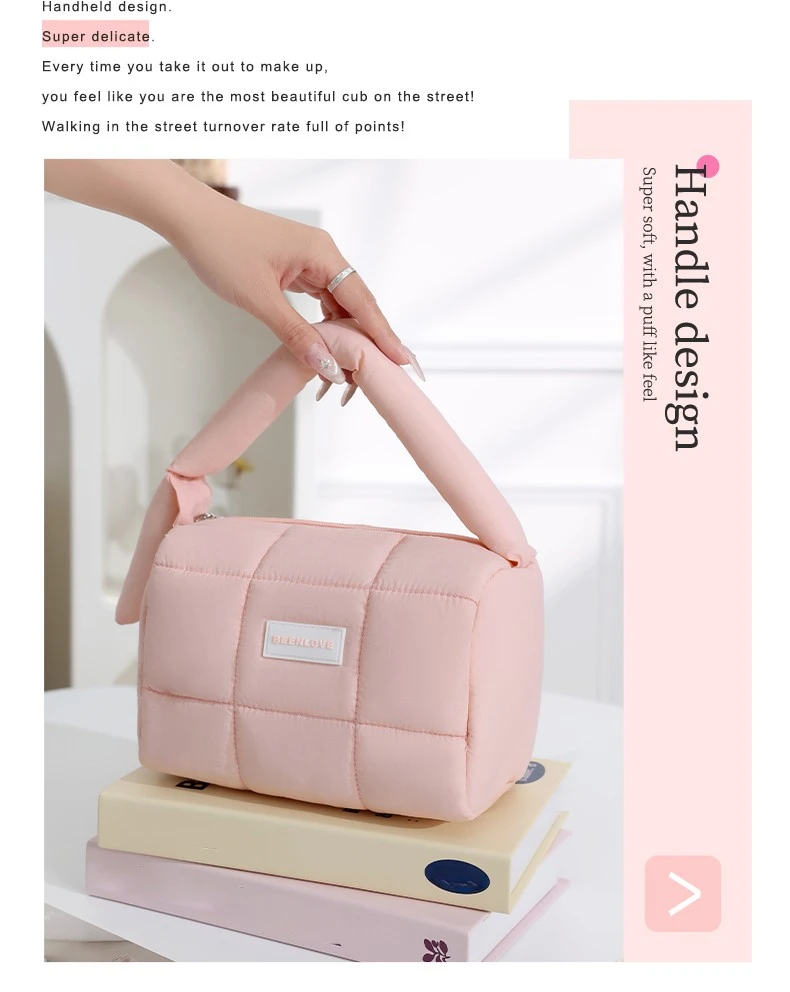 Puffer Cosmetic Bag Quilted6 Puffer Cosmetic Bag Quilted6