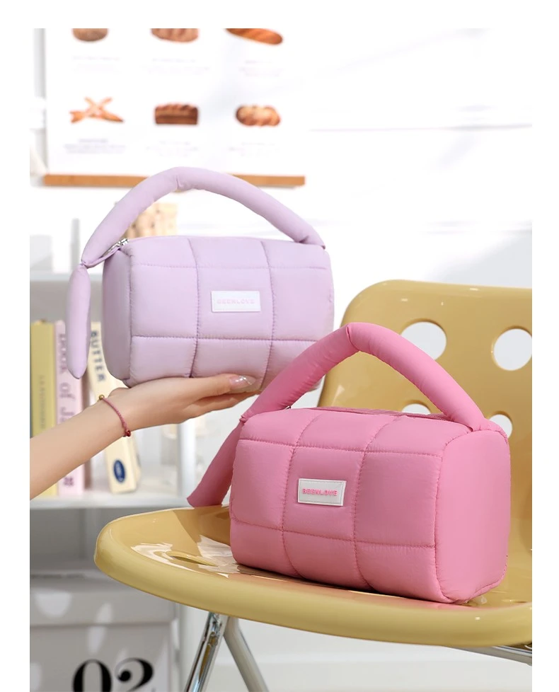 Puffer Cosmetic Bag Quilted10 Puffer Cosmetic Bag Quilted10