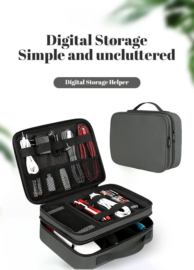 2 Layer Electronics Organizer 1