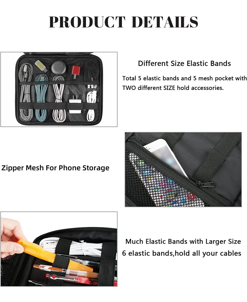 2 Layer Electronics Organizer 5