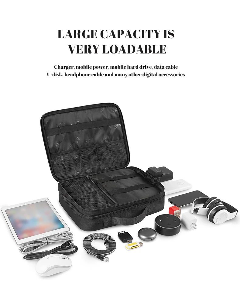 2 Layer Electronics Organizer 4