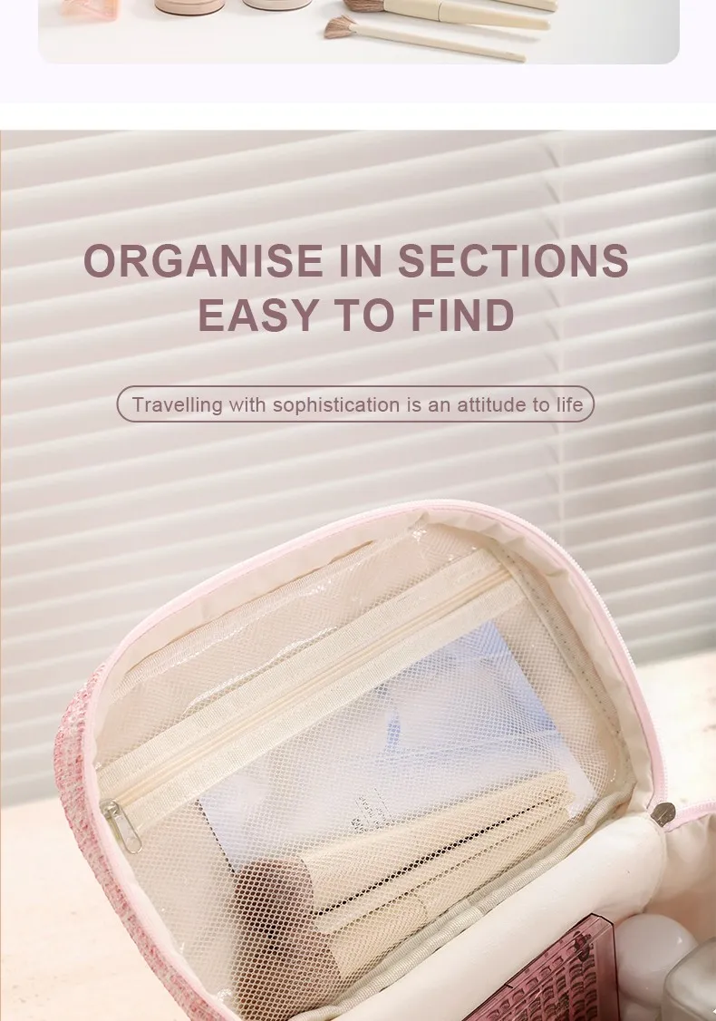 Korean Style Large Makeup Bag5