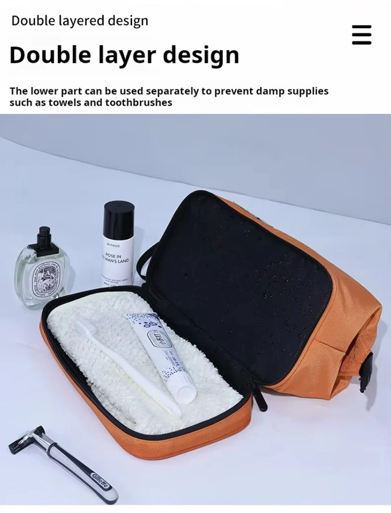 2 Layers Toiletries Travel Bag6