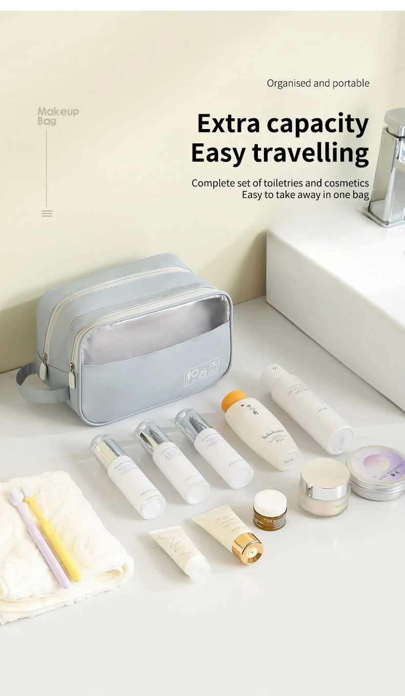 2 Layers Large Travel Toiletry5 2 Layers Large Travel Toiletry5