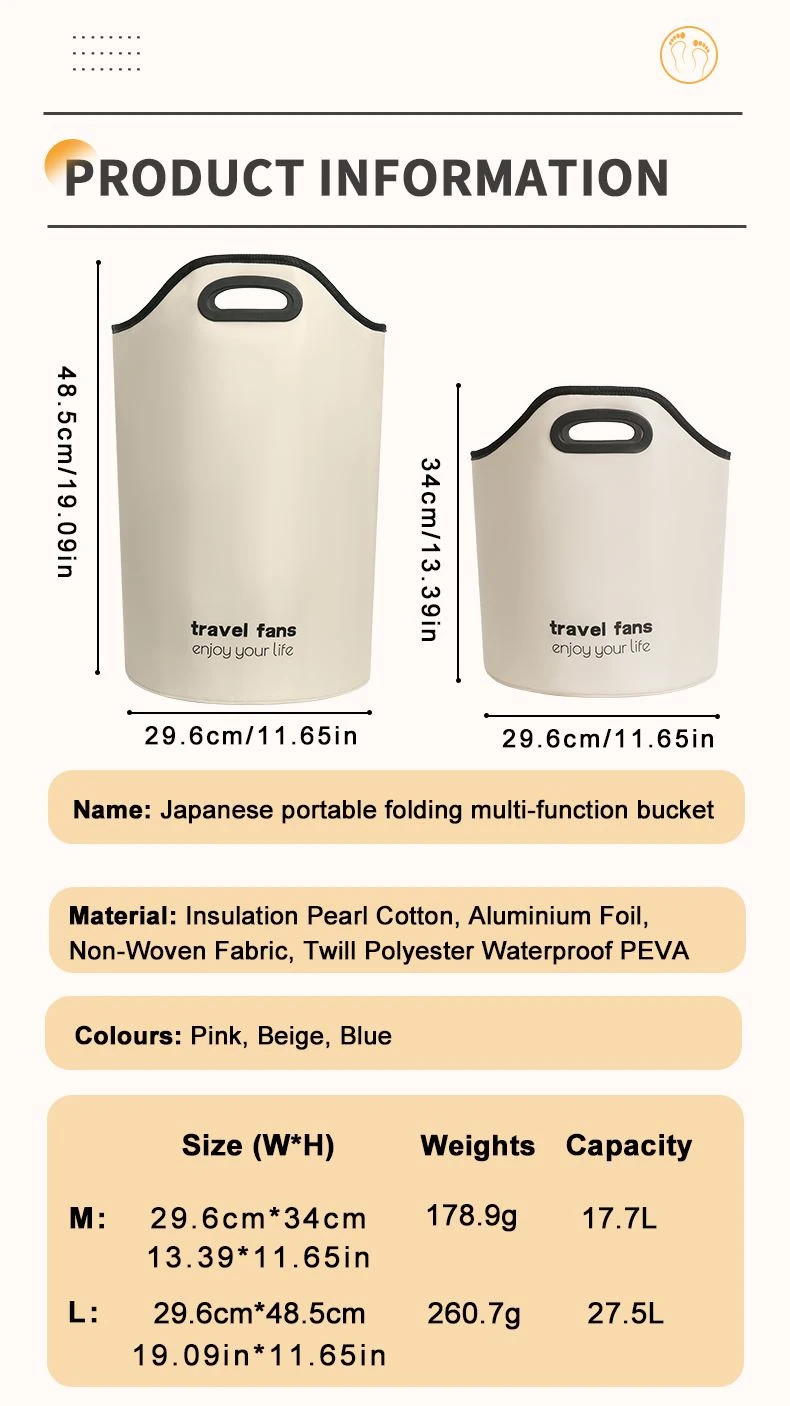 Outdoor Folding Fishing Bucket