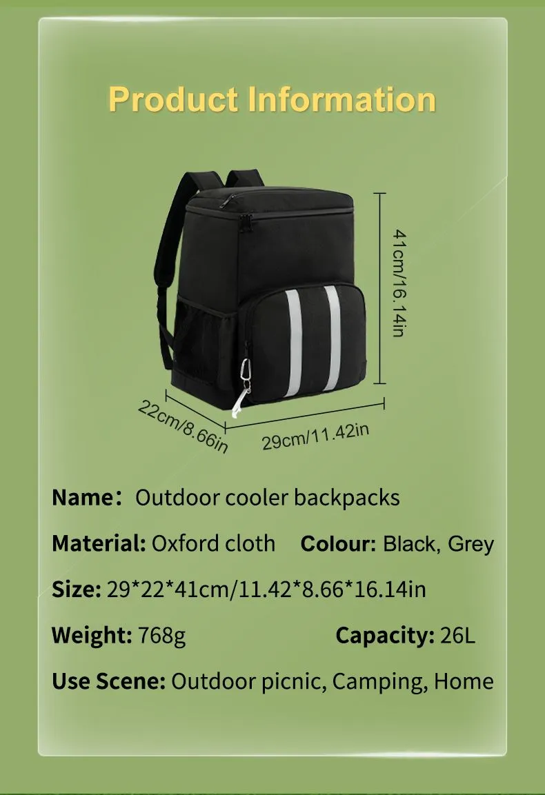Thermal Cooler Backpack Fresh-Keeping Thermal Cooler Backpack Fresh-Keeping