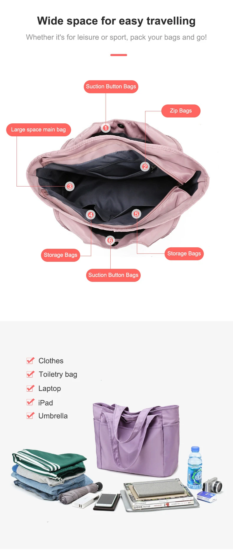 Shoulder Weekender Bag 4