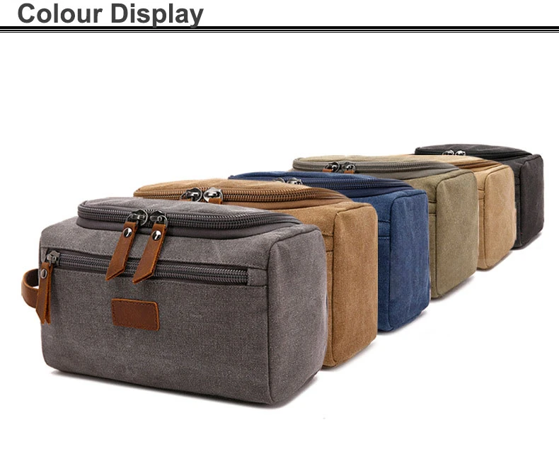 Canvas Dopp Kit Toiletry Bag