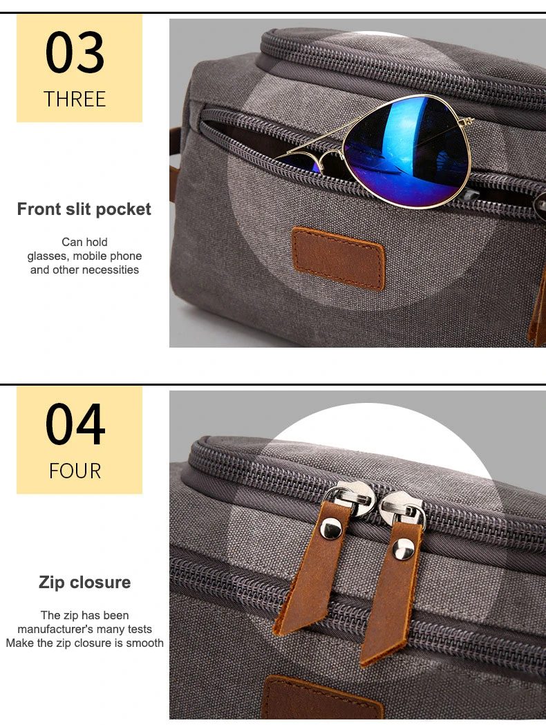 Canvas Dopp Kit Toiletry Bag