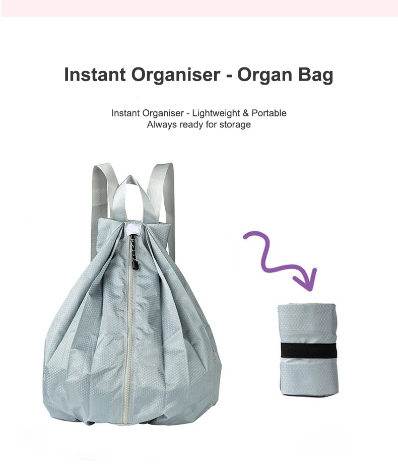 Sports Folding Roll Up Backpack