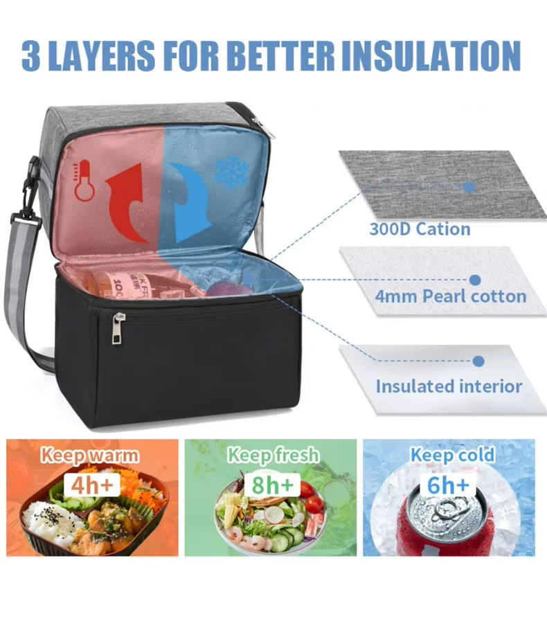 Cooler Bag Insulated with Adjustable Shoulder Strap