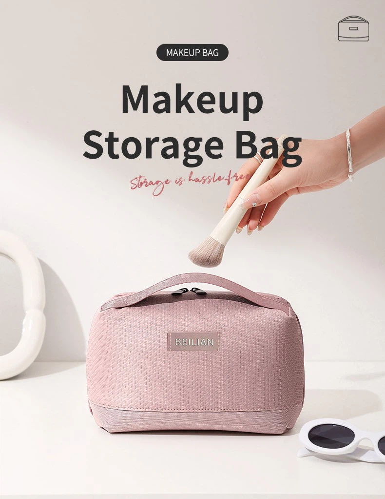 Lightweight waterproof breathable cosmetic bag-1
