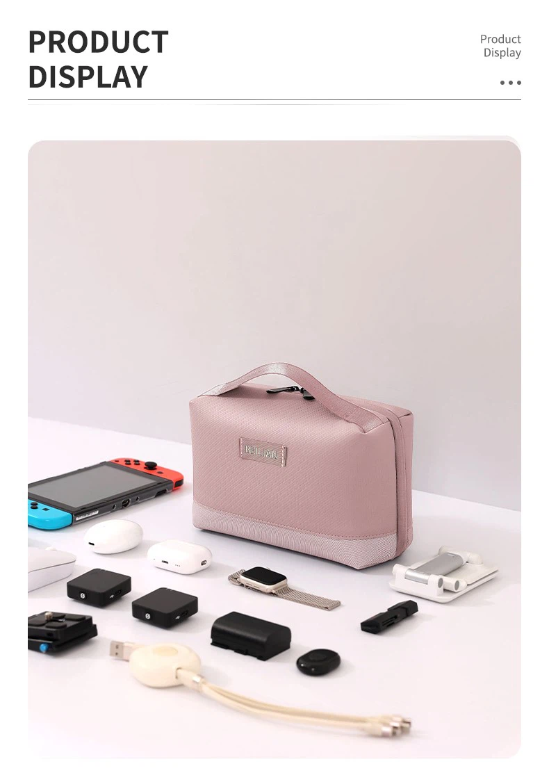 Lightweight waterproof breathable cosmetic bag-7