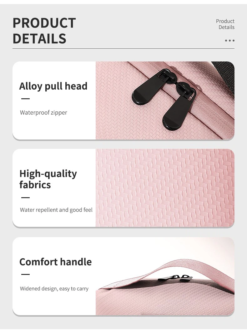 Lightweight waterproof breathable cosmetic bag-6