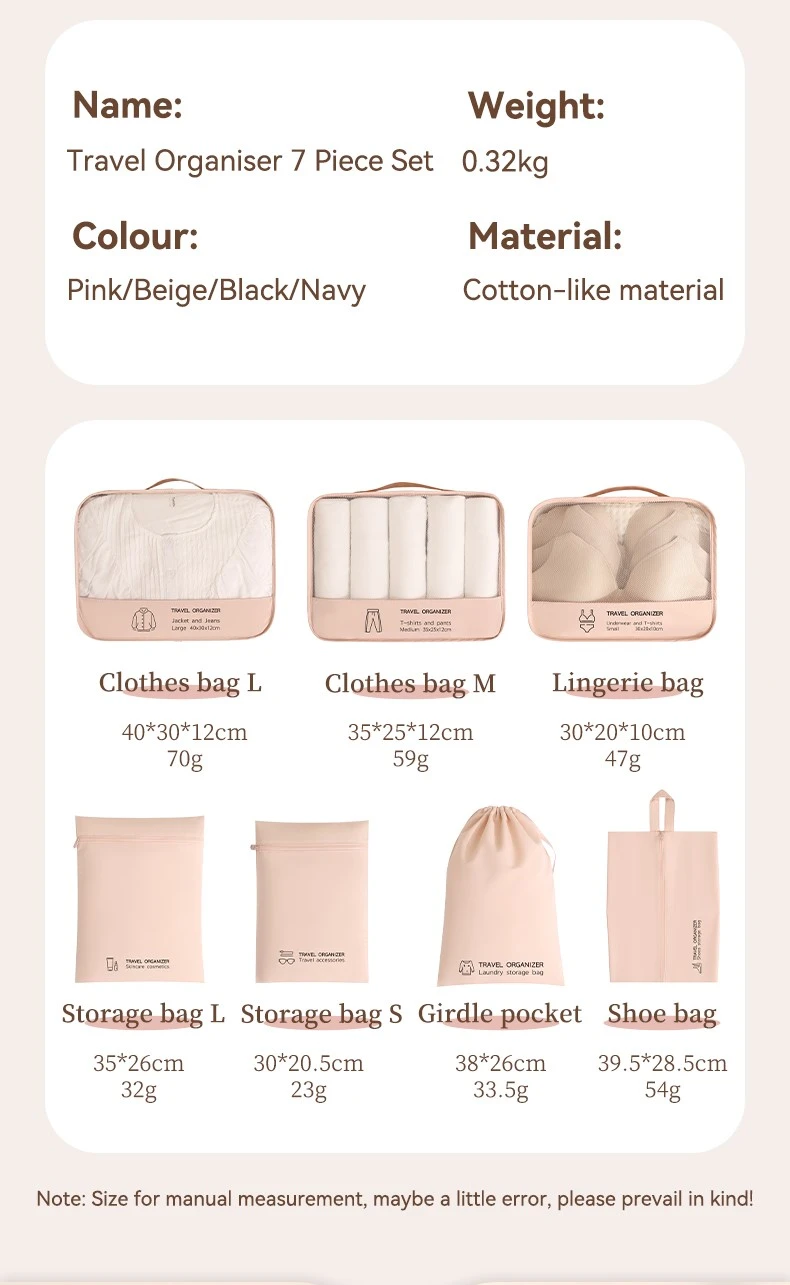 7 Piece Travel Value Set-4 7 Piece Travel Value Set-4